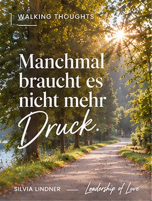 Instagram-Beitrag: Manchmal braucht es nicht mehr Druck.